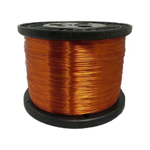 32 awg gauge enameled copper magnet wire 5.0 lbs 24366&#039; length 0.0093&#034; 200c nat for sale