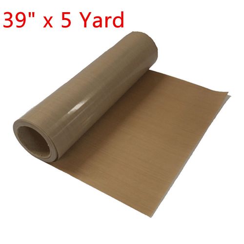 39&#034; x 5 yard teflon fabric sheet roll 5mil thickness for sublimation printing for sale