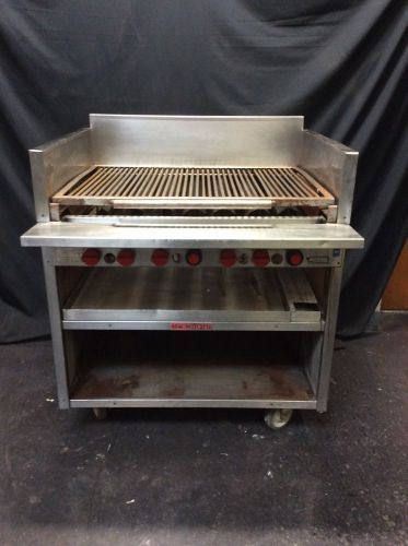 Magikitch&#039;n gas 36&#034; char-broiler grill radiant heat great shape for sale