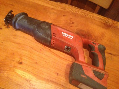 HILTI WSR 18-A Hilti 18 Volt CORDLESS Sawsall TOOL WITH BATTERY USED GOOD COND.