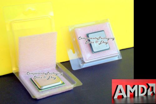 CPU Clamshell-Box for AMD Socket A 462 754 939 940 AM2 AM2+ AM3 AM3+ Qty 40 New