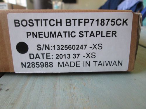 Bostitch pneumatic stapler