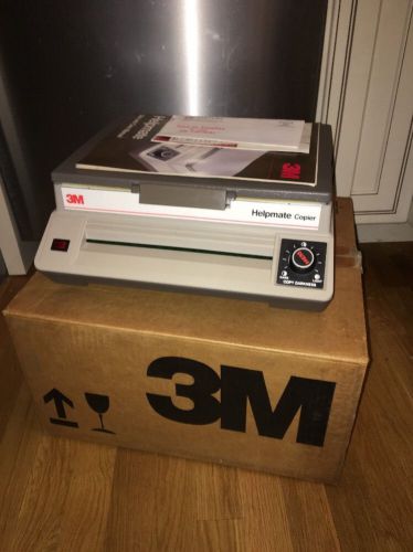 RARE 3M Helpmate Desk Dry Copier - 1323 AG - APPEARS TO BE NEW IN BOX w/ PAPERS