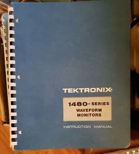 Tektronix 1480 Series Waveform Monitors Instruction Manual