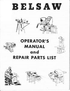Foley Belsaw Model 1055 Sharp-All Operators Instruction Manual