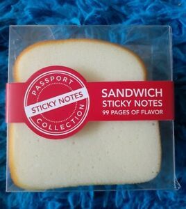 Cute and Creative Passport Collection Sandwich sticky notes 99 pages of flavor