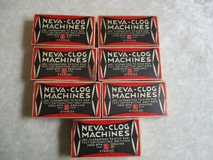 7 Boxes of 1000 Neva-Clog Staples for Model S-100 Stapler Plier