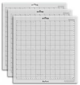 ReArt Cutting Mat for Silhouette Cameo 3 Packs 12” x - Standard Grip 3p