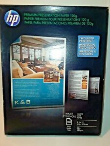 HP Premium Presentation  Paper, TWO Sides Printing ( 8.5 x 11)