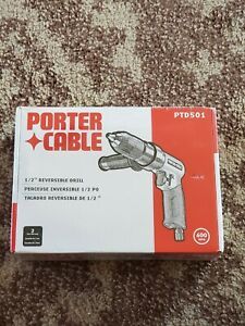 NEW! Porter Cable PNEUMATIC / AIR  1/2&#034; Reversible Drill Model PTD501