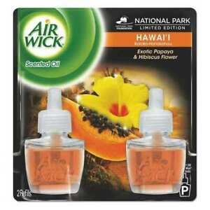 AIR WICK 62338-85175 Oil Based Freshener Refill,PK2