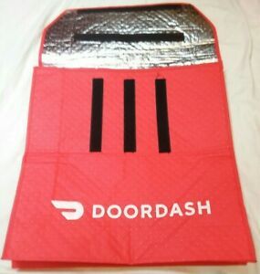 Official Large DOORDASH Insulated Pizza/Food Bag Preowned