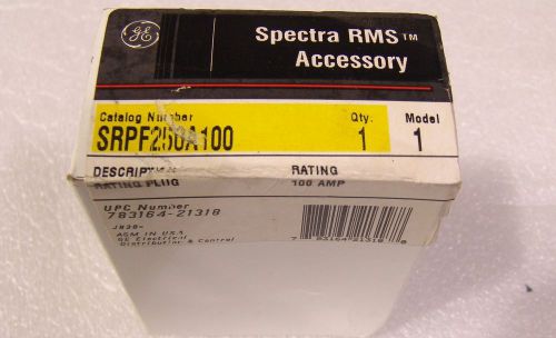 Rating plug GE Spectra RMS 100amp , SRPF250A100