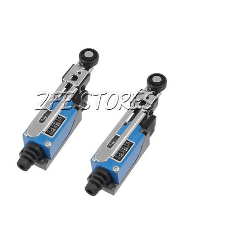 New pack of 2pcs me-8108  rotary adjustable roller lever limit switch for sale
