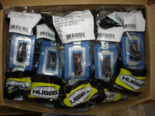 Nib qty 10 hubbell cs315 commerical switch brown for sale