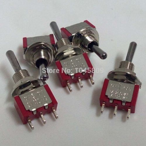 10pcs SPDT ON-OFF-ON three position Toggle Switch 5A 120VAC Mini Toggle Switch