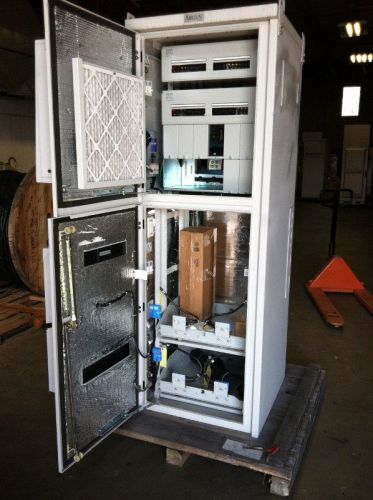New surplus argus te-21 cabinet double door hvac 100 amp load center telecom for sale