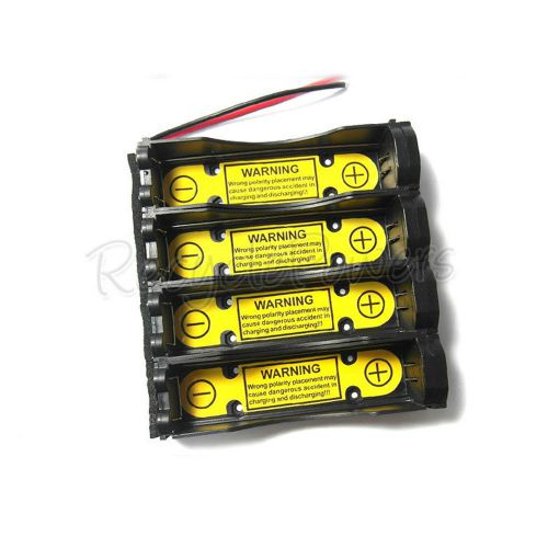 2 x 4S1P 14.8V 18650 Holder Case Battery w/ Li-ion PCM Protection Circuit Module