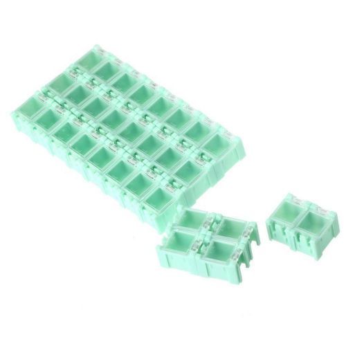 50pcs SMD Kit Laboratory Industry Electronic Components Mini Storage Boxes Tool
