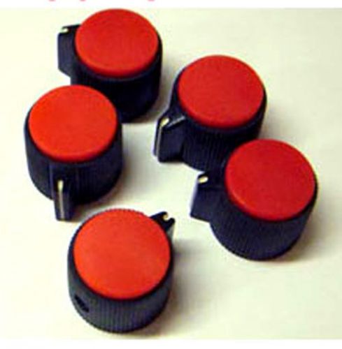 100 ea knobs for  electronic equipment red 200x for sale