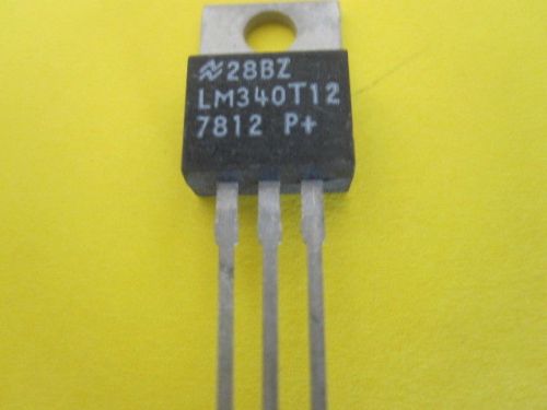 LM340T12 (7812) Positive 12 volts at 1 Amp Voltage Regulator