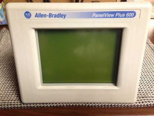 Allen Bradley 2711P-T6M20D Ser A PanelView Plus 600 Touch/EtherNet/RS-232 DC