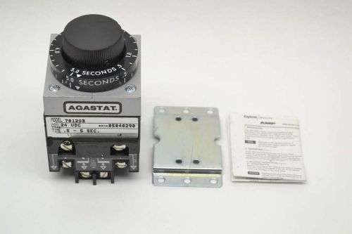 New agastat 70120b 7000 series timing 0.5-5 seconds 24v-dc relay b404214 for sale