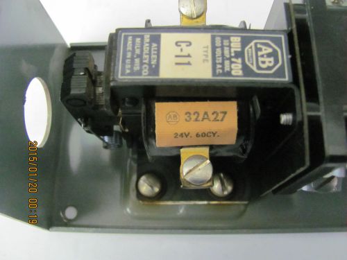 New allen bradley control relay 2 pole type c nema 1 24 volt coil for sale