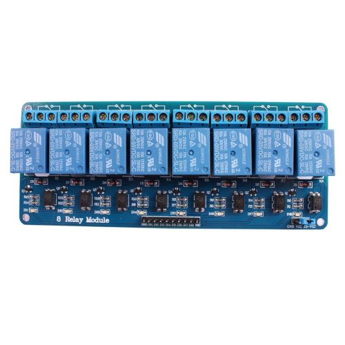 New jbtek 8 channel dc 5v relay module for arduino raspberry pi dsp avr pic arm for sale