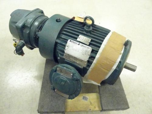 135113 new-no box, reliance electric d303414m-001-djt1 brake-motor, 3hp, 1755 rp for sale