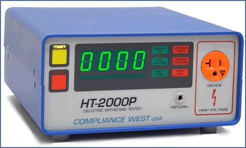 Compliance west ht-2000p 2kvac, 20ma hipot; new with one-year warranty for sale