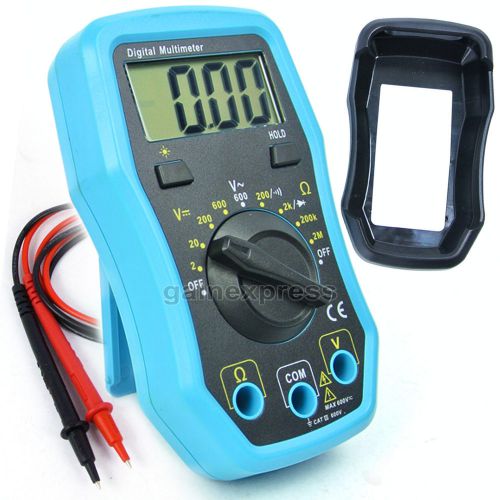 Multimeter Digital LCD DC &amp; AC Voltage Resistance Diode &amp; Continuity Tester Tool
