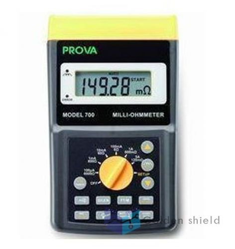 Prova 700 milli-ohmmeter,100ua - 5a test current,new for sale