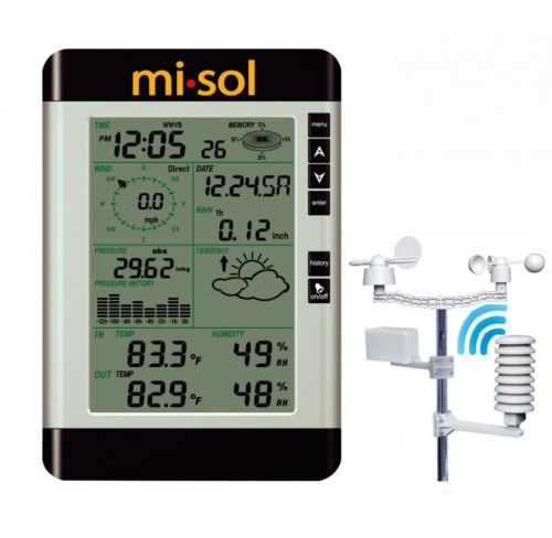 Professional wireless thermometer weather station+pc connection,weather forecast for sale