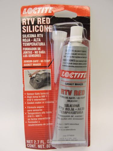 Loctite 37469 RTV Red Silicone 2.7 oz Hi-Temp Gasket Maker Sensor Safe New