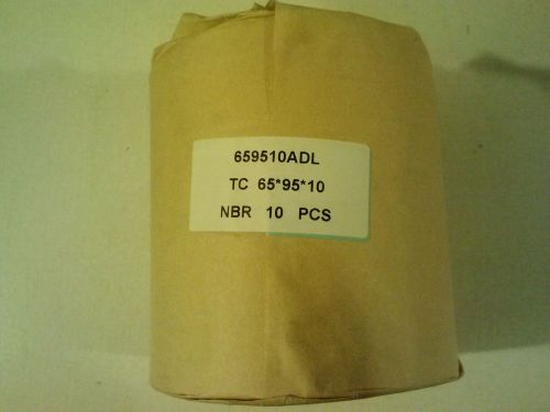 New Harwal 659510ADL Metric Oil Shaft Seal Quanity of 10 65mm x 95mm x 10mm
