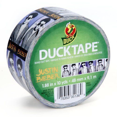 New Justin Bieber Modern 10yd School Duct Colored Duck Tape Free Shipping 10 yd