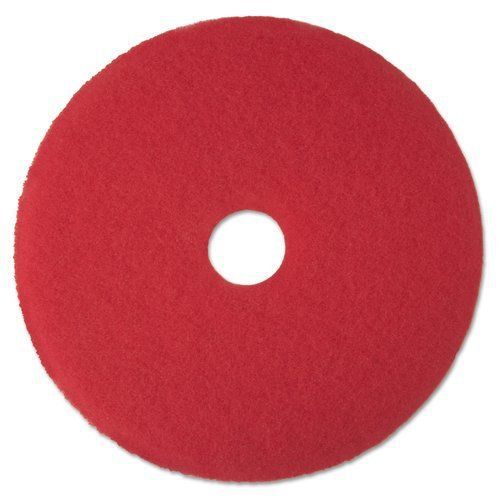 3m mmm08392 buffer floor pad 5100 17&#034; red 5 count for sale