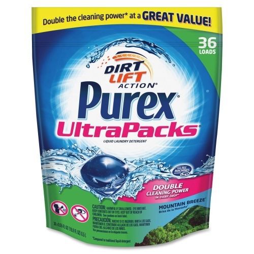 DPR00344 Laundry Detergent Packs, Ultra, Liquid Capsules, 36/PK