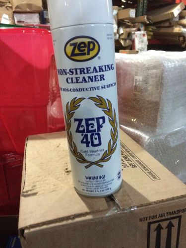 Zep 40 Non-Streaking Cleaner 18oz Can Case Of 12 Cans