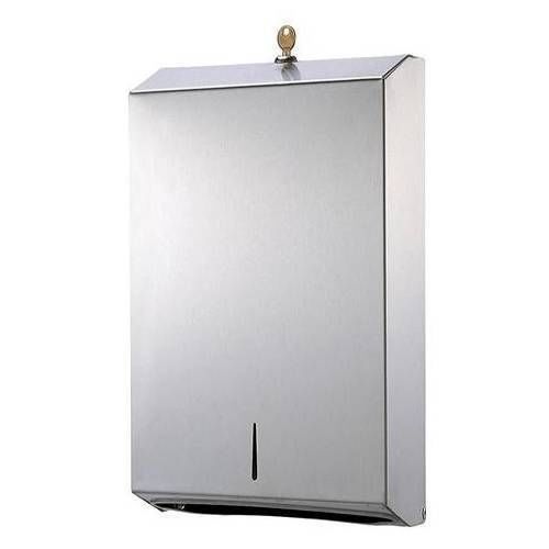 High quality satin finish stainless steel ultra slim paper towel dispenser for sale