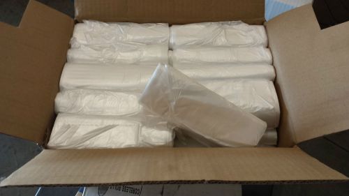 24 x 33 6 Micron CLEAR TRASH CAN LINERS...1000 BAGS PER CASE...