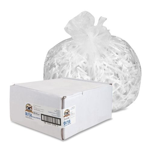Genuine Joe 01758 40-45 Gallon High Density Can Liners, Clear - 250-Pack