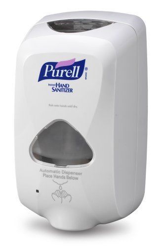 New purell dove gray tfx touch free hand sanitizer dispenser, free shipping for sale