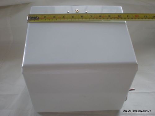 San Jamar T800WH Crank roll towel commercial dispenser white holder