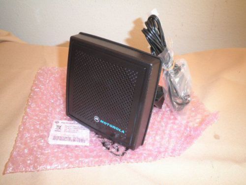 New Motorola HSN4018C External Mobile 13 Watt Two-Way Police Radio Speaker NR