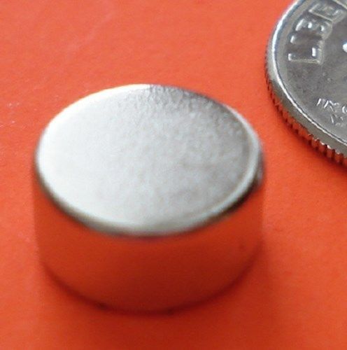 10 strong neodymium n42 (neo, ndfeb, nib) disc magnets 3/8 x 1/8 for reborn bows for sale
