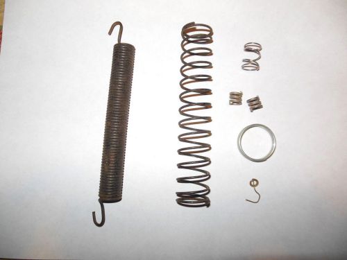 Lot of 7 vintage metal springs ~ mixed sizes ~ door, industrial, machine, crafts for sale