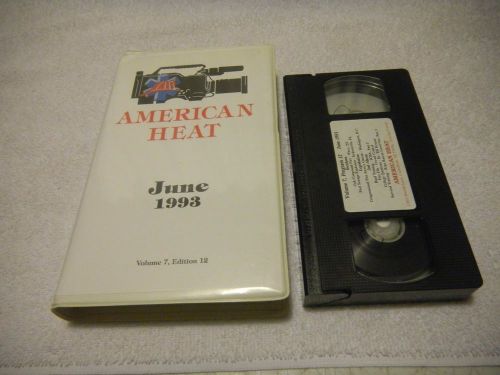 1993 american heat firefighter training vhs tape/cult waco fire/scba part 3 for sale