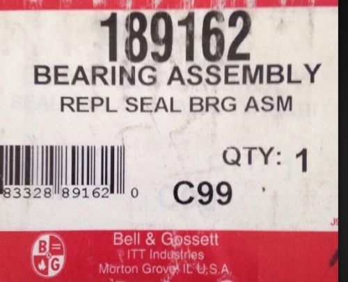 Bell &amp; Gossett Seal Bearing Assembly Model 189162 New